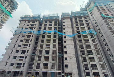 Brigade Sanctuary Tower B : Thirteenth floor shuttering & reinforcement work is in progress - Status as of April 2025