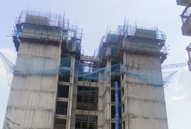 Brigade Sanctuary Tower D : On Casting of 9th floor slab - Status as on 18<sup>th</sup> April 2025