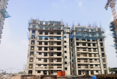 Brigade Sanctuary Tower D : On Casting of 9th floor slab - Status as on 18<sup>th</sup> April 2025
