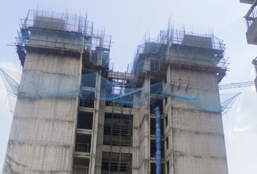 Brigade Sanctuary Tower D : On Casting of 9th floor slab - Status as on 18<sup>th</sup> April 2025