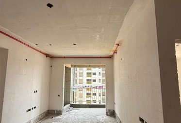 Brigade Sanctuary Tower D : Gypsum plastering works - Status as of April 2025