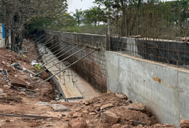 Brigade Sanctuary Compound Wall - Status as of March 2025