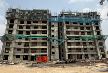 Brigade Sanctuary Tower D : Ninth Floor shuttering & reinforcement work is in progress - Status as of March 2025