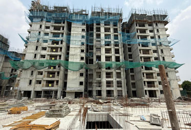 Brigade Sanctuary Tower E : Twelfth Floor shuttering & reinforcement work is in progress - Status as of March 2025