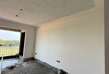 Brigade Sanctuary Tower D : Gypsum plastering works - Status as of May 2025