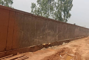 Brigade Sanctuary Compound wall works - Status as of May 2025